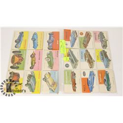 VINTAGE TOPPS AUTOMOBILE COLLECTOR CARDS