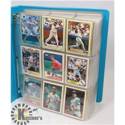 LARGE BINDER OF MIXED MLB COLLECTOR CARDS