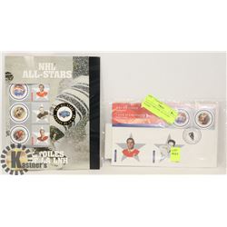 COLLECTABLE NHL ALL-STARS STAMPS