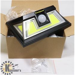 LOT OF 2 NEW SOLAR SECURITY LED LIGHTS