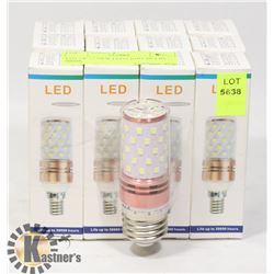 LOT OF 12 NEW LED LIGHT BULBS - 6000K