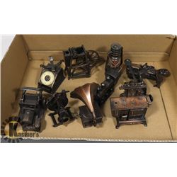 SET OF 10 VINTAGE METAL PENCIL SHARPENERS