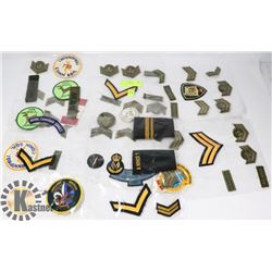 LOT OF ARMY CRESTS.