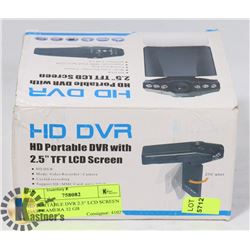 HD PORTABLE DVR 2.5" LCD SCREEN DASJ CAMERA 32 GB