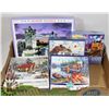Image 1 : LOT OF 5 PUZZLES - 1000 PIECES EACH.