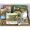 Image 1 : LOT OF 5 PUZZLES - 1000 PIECES EACH.