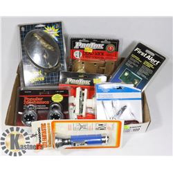 LOT OF ASSORTED LOCKS AND TOOLS