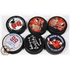 Image 1 : LOT OF ASSORTED HOCKEY PUCK COLLECTIBLES