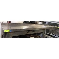 5' STAINLESS STEEL COMMERCIAL WALLSHELF