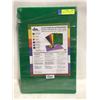 GREEN POLY CUTTING BOARD 12 X 18 X 1/2"