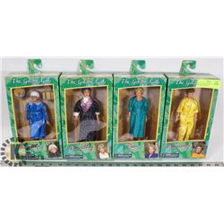 SET OF FOUR GOLDEN GIRLS ACTION FIGURES: BLANCHE,