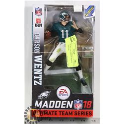 MADDEN NFL 18 CARSON WENTZ ACTION FIGURE.