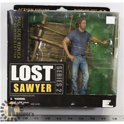 LOST SERIES 2 SAWYER ACTION FIGURE WITH FULL SCALE