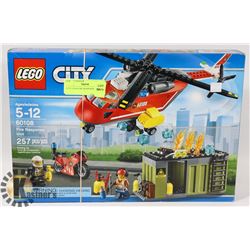 CITY LEGO FIRE RESPONSE UNIT 257PC SET 60108.