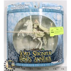 LORD OF THE RINGS GANDALF THE WHITE ON SHADOWFAX,