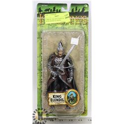 LORD OF THE RINGS KING ELENDIL WITH SWORD SLASHING