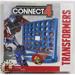 THE ORIGINAL GAME OF CONNECT 4 TRANSFORMERS.