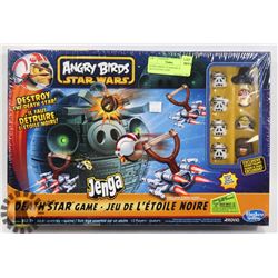 ANGRY BIRDS/ STARWARS JENGA DEATH STAR GAME.