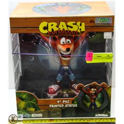 CRASH BANDICOOT 9" PVC PAINTED STATUE.