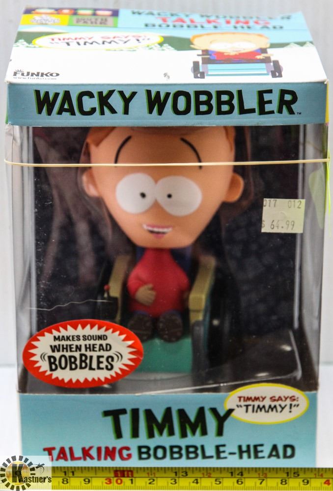 Talking Bobble WACKY WOBBLER TIMMY TALKING BOBBLE HEAD.