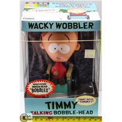 WACKY WOBBLER TIMMY TALKING BOBBLE HEAD.