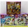 Image 1 : LOT OF 3 LEGO FRIENDS SETS - 79PC MIA'S BEACH