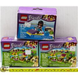 LOT OF 3 LEGO FRIENDS SETS - 28PC WATER SCOOTER