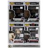 Image 1 : LOT OF 4 ASSORTED FUNKO POPS