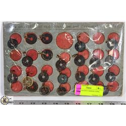 SET OF ANCIENT CHINESE COINS.