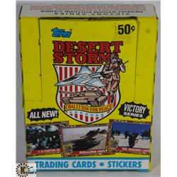 1991 TOPPS DESERT STORM COLLECTOR CARDS 1 CASE