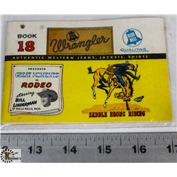1957 WRANGLER COMIC BOOK " GREAT MOMENTS IN RODEO"