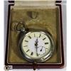 Image 1 : ANTIQUE KEY WOUND POCKET WATCH IN CASE.