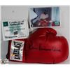 Image 1 : AUTOGRAPHED RUBIN "HURRICANE" CARTER BOXING GLOVE