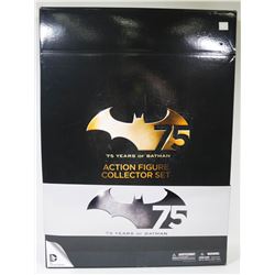 75 YEARS OF BATMAN ACTION FIGURE COLLECTOR SET.