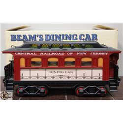 BEAMS DINING TRAIN CAR PORCELAIN DECANTER WITH