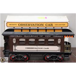 BEAMS OBSERVATION CAR PORCELAIN DECANTER WITH
