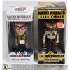 Image 1 : LOT OF 2 WACKY WOBBLER BOBBLE HEADS - LEONARD