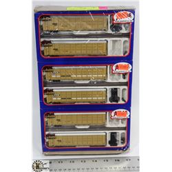 LOT OF 6 TRAIN CARS, AUTO CARRIERS, N-SCALE