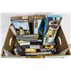 Image 1 : BOX OF ASSORTED HO SCALE TRAIN CARS.