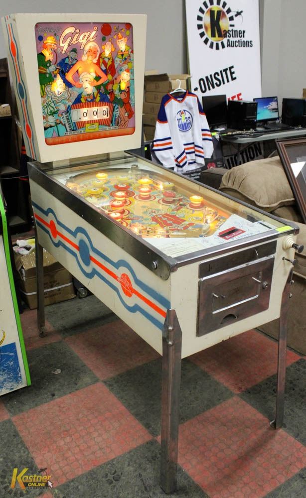 1963 GIGI PINBALL MACHINE BY GOTTLIEB ONLY 3,575