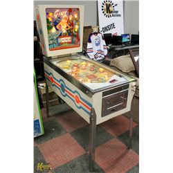1963 GIGI PINBALL MACHINE BY GOTTLIEB ONLY 3,575