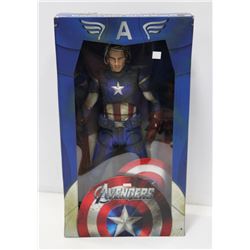 AVENGERS CAPTAIN AMERICA 1:4 SCALE ACTION FIGURE.