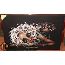 ANGELINA WRONA " DRY IN THE DISHES " ART ON CANVAS