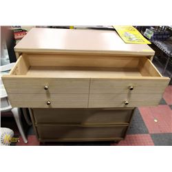 VINTAGE BLOND KROEHLER MID CENTURY MODERN DRESSER