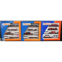 LOT OF THREE ROCO HO SCALE TRAIN CAR SETS