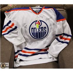 EDMONTON OILERS 2009/10 SIGNED SHIRT SZ XXL WITH