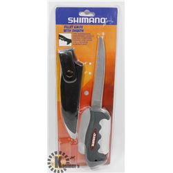 NEW! SHIMANO FILLET KNIFE WITH SHEATH