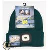 Image 1 : NEW! ULTRA BRIGHT LED HEADLIGHT TOQUE (GREEN)