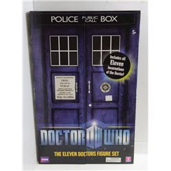DOCTOR WHO THE ELEVEN DOCTORS FIGURE SET.