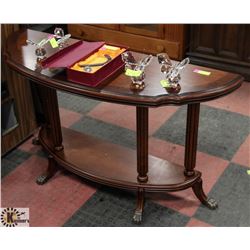 ESTATE WOOD SIDEBOARD, 47"X16"X27".